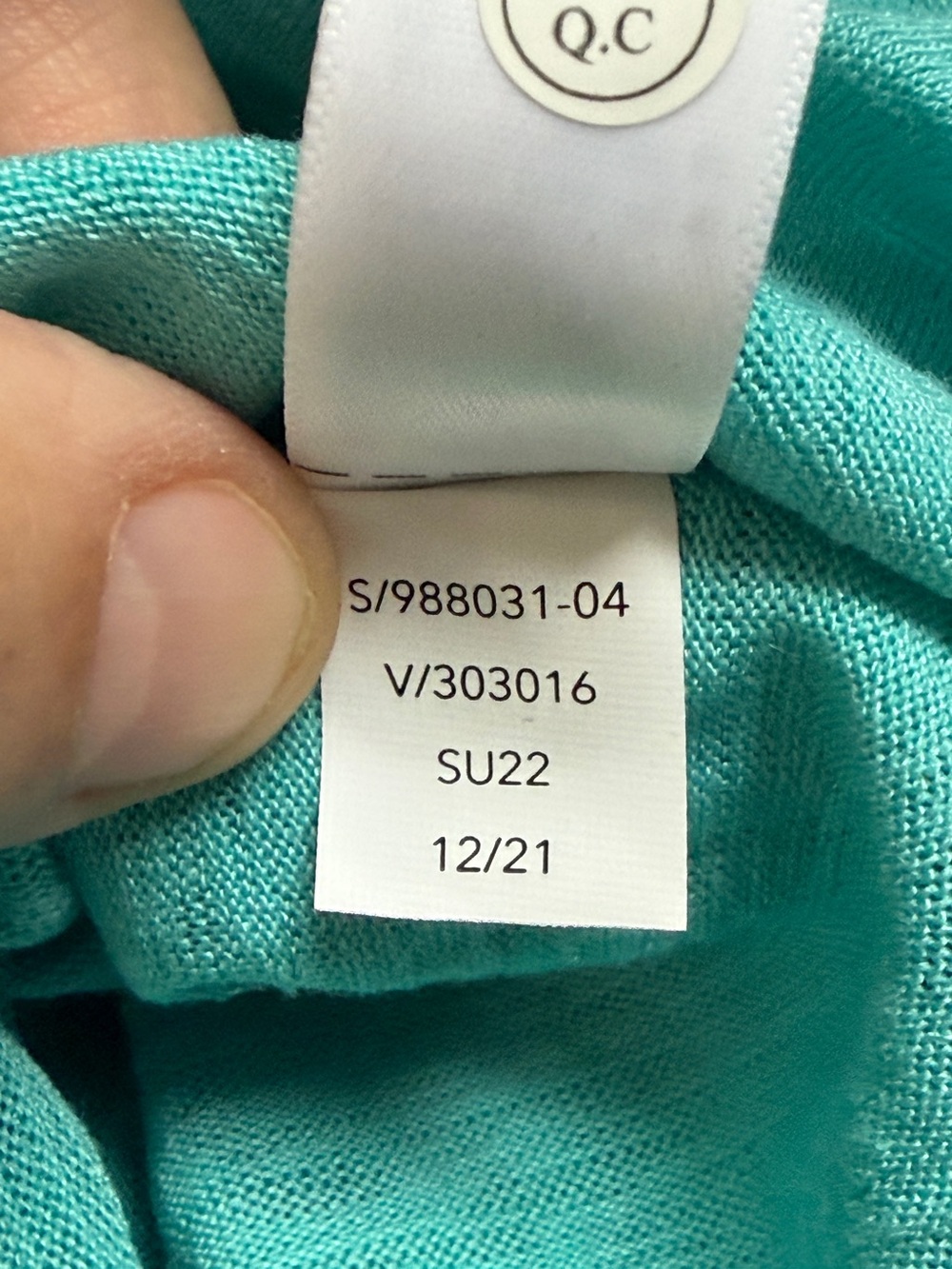 Athleta Womens Breezy Wrap Tank Top Size L Gulf Green Yoga Gym Running Ruching - Picture 7 of 10